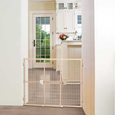 Evenflo Position and Lock Wide Doorway Safety Gate Reviews Wayfair